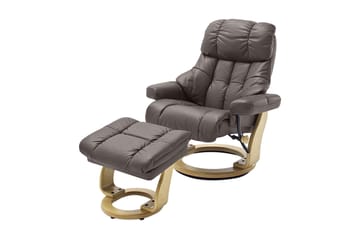 LEVILOU Reclinerfåtölj Brun
