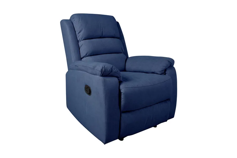 Manuel Recliner Fåtölj Manuell Mörkblå