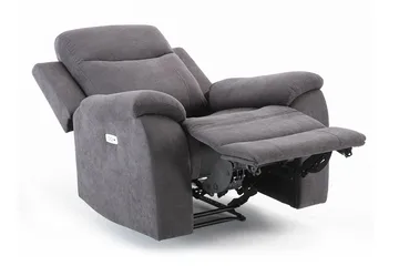 Milo Recliner Fåtölj Grå - Möbler - Vardagsrum - Fåtöljer - Biofåtöljer & reclinerfåtöljer