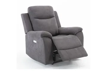 Milo Recliner Fåtölj Grå - Möbler - Vardagsrum - Fåtöljer - Biofåtöljer & reclinerfåtöljer