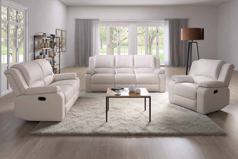 NANTERRE Reclinerfåtölj Beige - Möbler - Vardagsrum - Fåtöljer - Biofåtöljer & reclinerfåtöljer