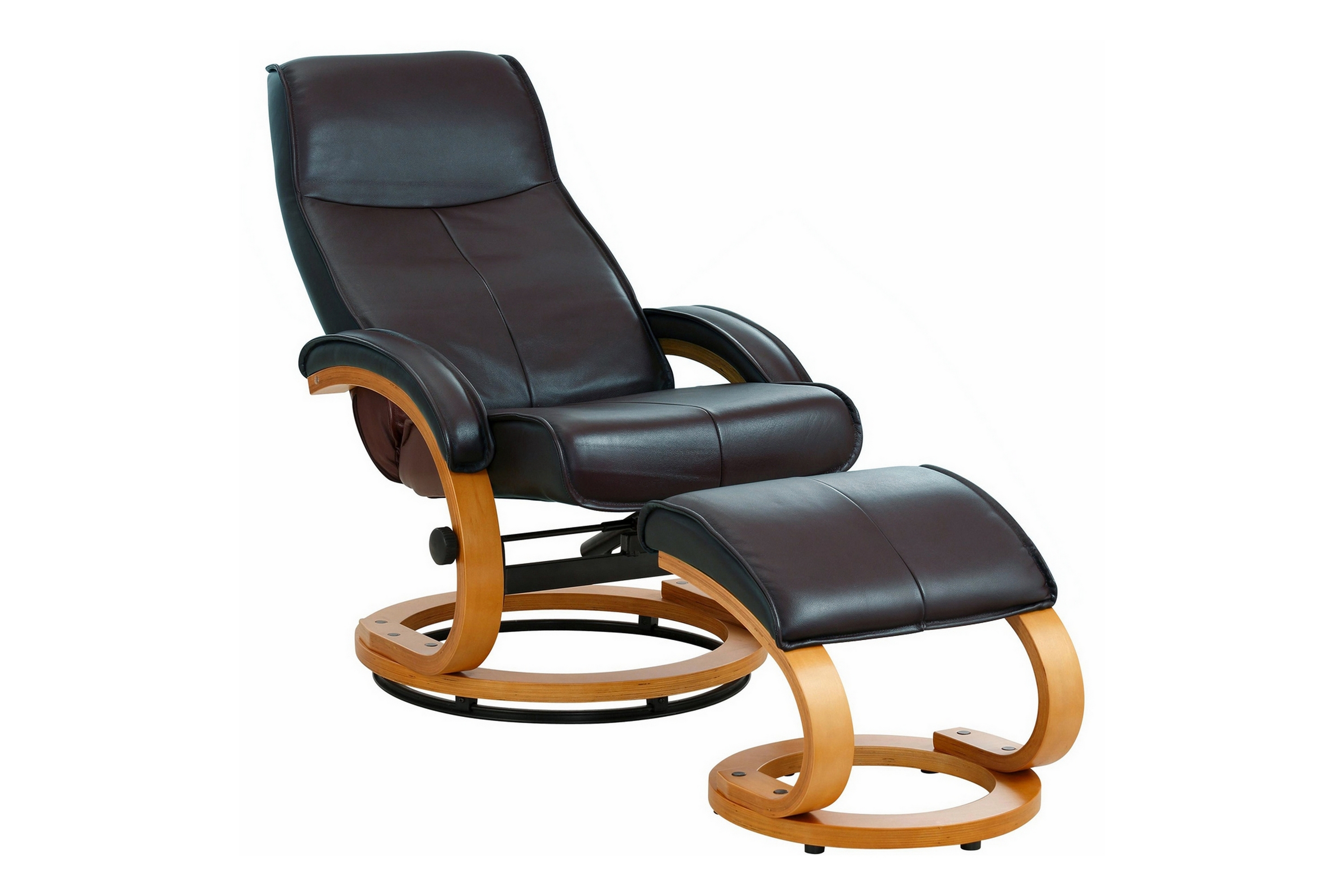 piata reclinerfåtölj läder grå -