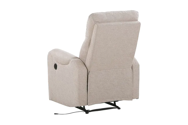 Rautela Fåtölj LED-belysning + USB-port - Beige - Möbler - Vardagsrum - Fåtöljer - Biofåtöljer & reclinerfåtöljer