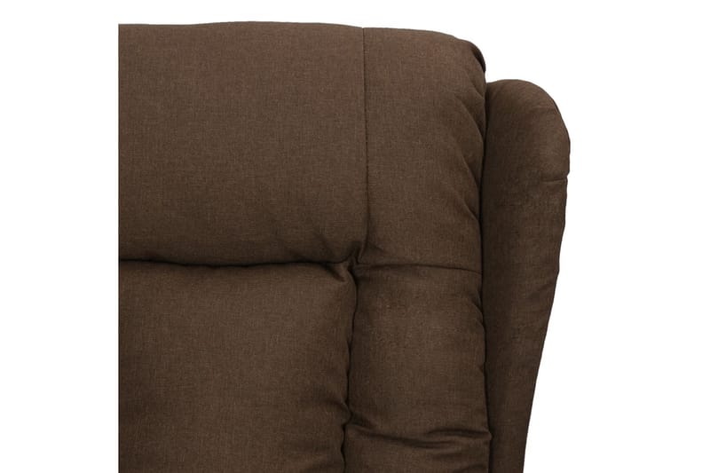 Reclinerfåtölj brun tyg - Brun - Möbler - Vardagsrum - Fåtöljer - Biofåtöljer & reclinerfåtöljer
