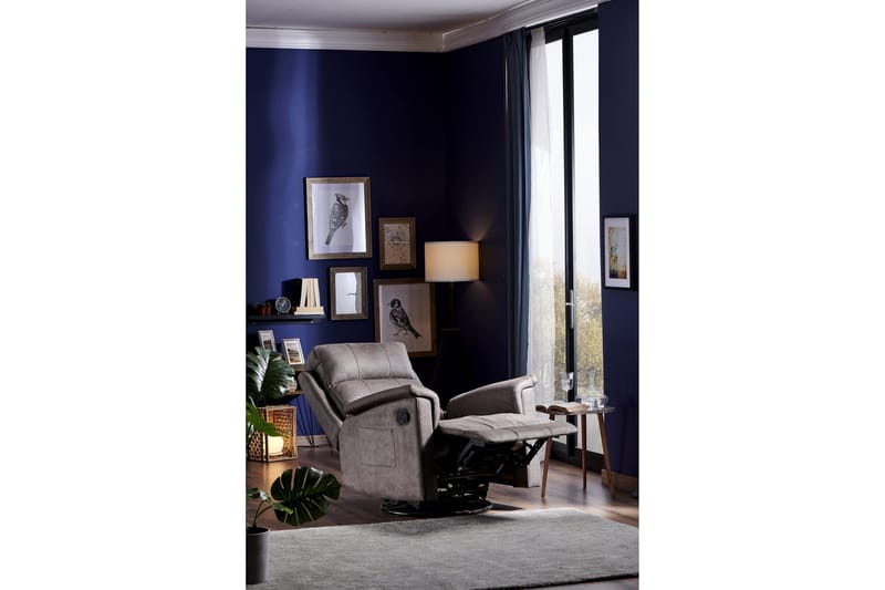 Reclinerfåtölj - Brun - Möbler - Vardagsrum - Fåtöljer - Biofåtöljer & reclinerfåtöljer