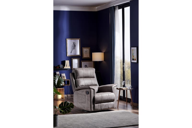 RECLINERFÅTÖLJ Brun - Möbler - Vardagsrum - Fåtöljer - Biofåtöljer & reclinerfåtöljer