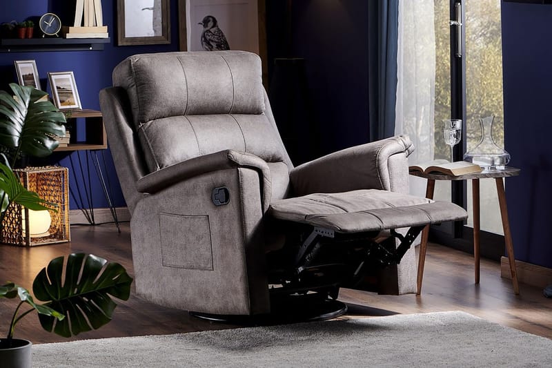 RECLINERFÅTÖLJ Brun - Möbler - Vardagsrum - Fåtöljer - Biofåtöljer & reclinerfåtöljer