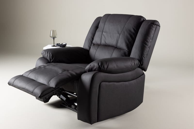 Reclinerfåtölj Comfort Living Singapore Reclinerfåtölj Svart Black - Möbler - Vardagsrum - Fåtöljer - Biofåtöljer & reclinerfåtöljer