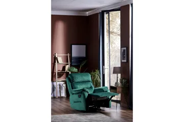 Reclinerfåtölj - Grön - Möbler - Vardagsrum - Fåtöljer - Biofåtöljer & reclinerfåtöljer