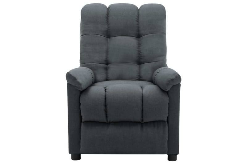 Reclinerfåtölj ljusgrå tyg - Grå - Möbler - Vardagsrum - Fåtöljer - Biofåtöljer & reclinerfåtöljer