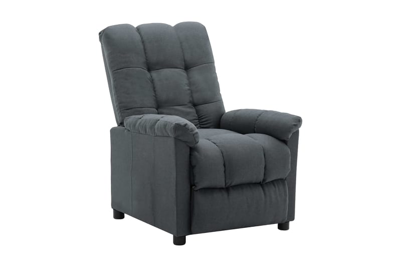 Reclinerfåtölj ljusgrå tyg - Grå - Möbler - Vardagsrum - Fåtöljer - Biofåtöljer & reclinerfåtöljer