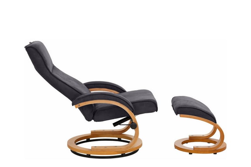 Reclinerfåtölj Loft24 Pasha Reclinerfåtölj Microfiber Grå - Möbler - Vardagsrum - Fåtöljer - Biofåtöljer & reclinerfåtöljer