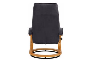 Reclinerfåtölj Loft24 Pasha Reclinerfåtölj Microfiber Grå - Möbler - Vardagsrum - Fåtöljer - Biofåtöljer & reclinerfåtöljer