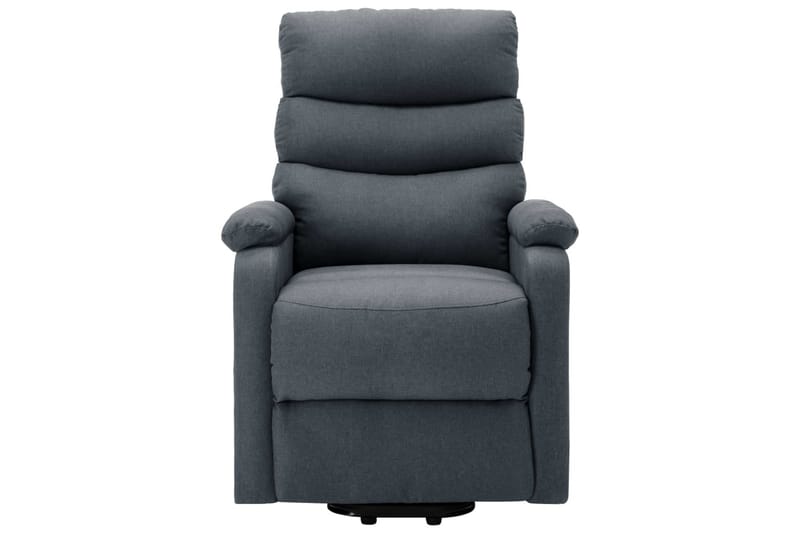 Reclinerfåtölj med uppresningshjälp ljusgrå tyg - Grå - Möbler - Vardagsrum - Fåtöljer - Biofåtöljer & reclinerfåt�öljer