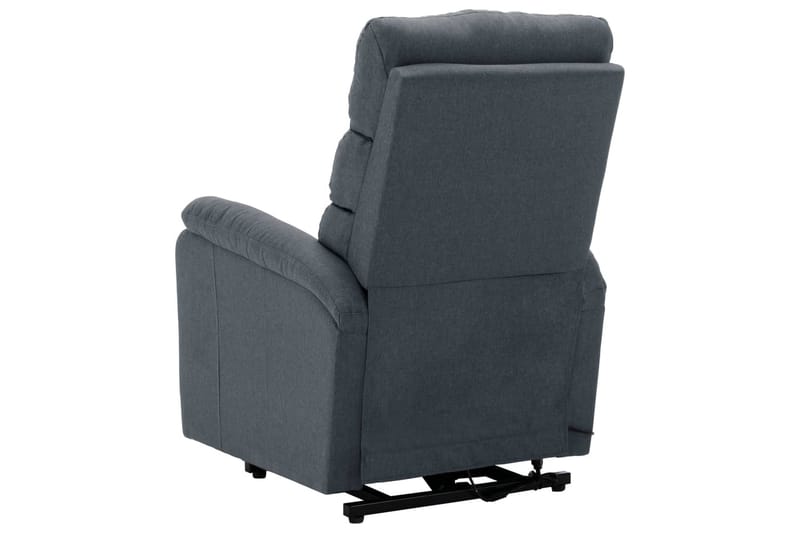 Reclinerfåtölj med uppresningshjälp ljusgrå tyg - Grå - Möbler - Vardagsrum - Fåtöljer - Biofåtöljer & reclinerfåtöljer
