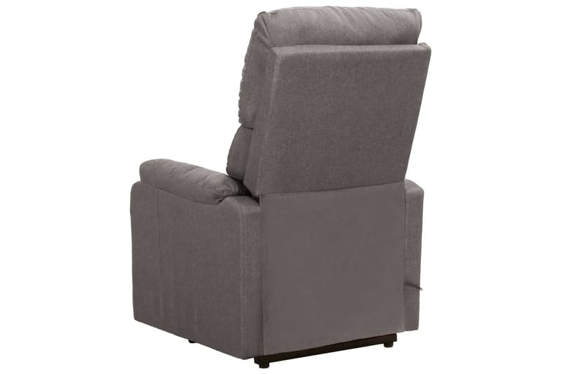 Reclinerfåtölj med uppresningshjälp ljusgrå tyg - Grå - Möbler - Vardagsrum - Fåtöljer - Biofåtöljer & reclinerfåtöljer