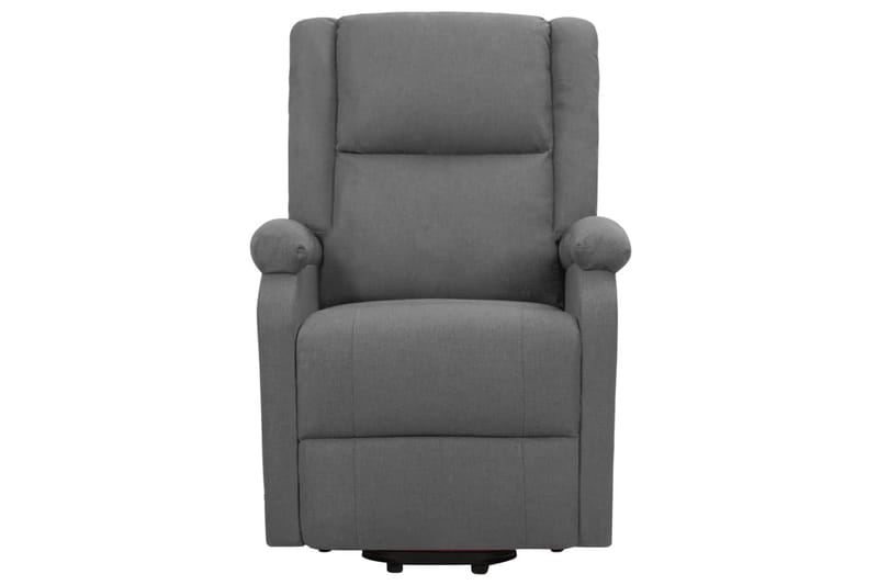 Reclinerfåtölj med uppresningshjälp mörkgrå tyg - Grå - Möbler - Vardagsrum - Fåtöljer - Biofåtöljer & reclinerfåtöljer