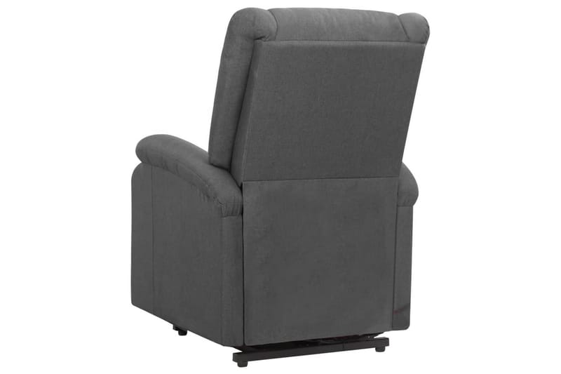 Reclinerfåtölj med uppresningshjälp mörkgrå tyg - Grå - Möbler - Vardagsrum - Fåtöljer - Biofåtöljer & reclinerfåtöljer