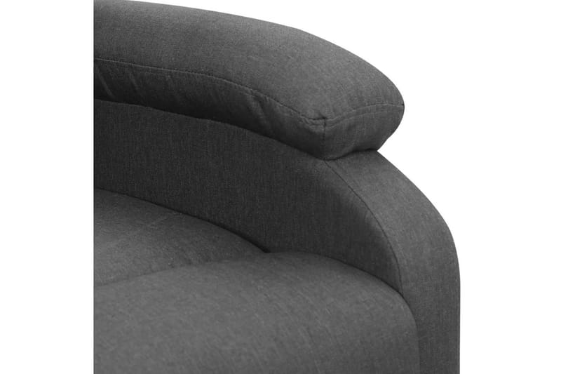 Reclinerfåtölj med uppresningshjälp mörkgrå tyg - Grå - Möbler - Vardagsrum - Fåtöljer - Biofåtöljer & reclinerfåtöljer