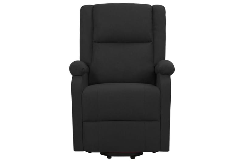 Reclinerfåtölj med uppresningshjälp svart tyg - Svart - Möbler - Vardagsrum - Fåtöljer - Biofåtöljer & reclinerfåtöljer