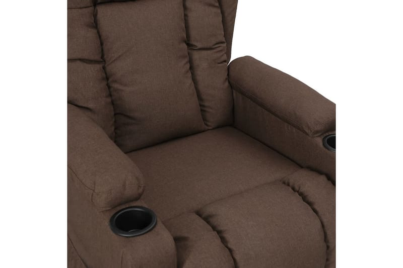 Reclinerfåtölj med uppresningshjälp taupe tyg - Taupe - Möbler - Vardagsrum - Fåtöljer - Biofåtöljer & reclinerfåtöljer