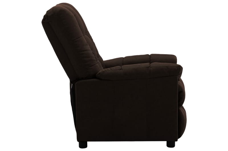Reclinerfåtölj mörkbrun tyg - Brun - Möbler - Vardagsrum - Fåtöljer - Biofåtöljer & reclinerfåtöljer