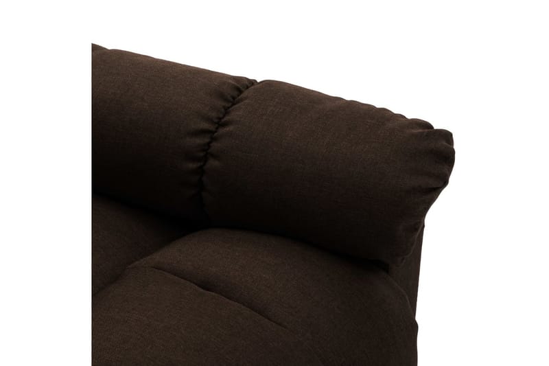 Reclinerfåtölj mörkbrun tyg - Brun - Möbler - Vardagsrum - Fåtöljer - Biofåtöljer & reclinerfåtöljer