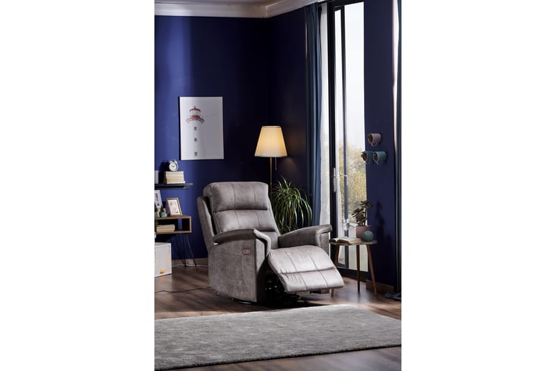 Reclinerfåtölj - Mörkbrun - Möbler - Vardagsrum - Fåtöljer - Biofåtöljer & reclinerfåtöljer