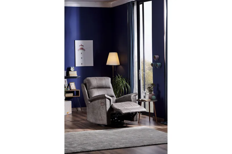 Reclinerfåtölj - Mörkbrun - Möbler - Vardagsrum - Fåtöljer - Biofåtöljer & reclinerfåtöljer