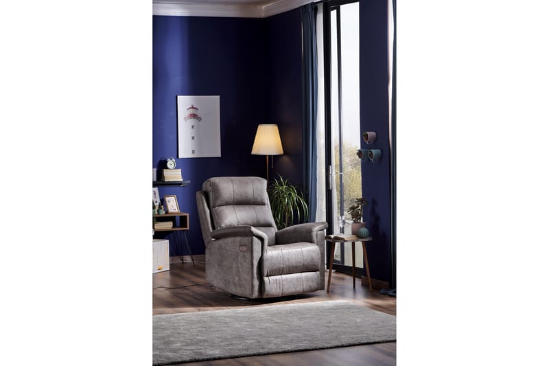 Reclinerfåtölj - Mörkbrun - Möbler - Vardagsrum - Fåtöljer - Biofåtöljer & reclinerfåtöljer