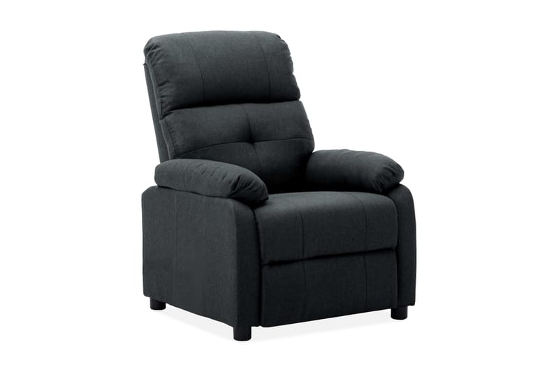 Reclinerfåtölj mörkgrå tyg - Grå - Möbler - Vardagsrum - Fåtöljer - Biofåtöljer & reclinerfåtöljer