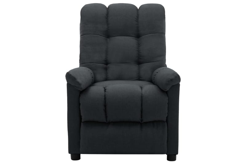 Reclinerfåtölj mörkgrå tyg - Grå - Möbler - Vardagsrum - Fåtöljer - Biofåtöljer & reclinerfåtöljer