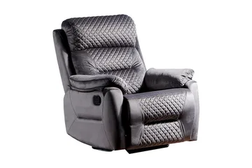 Reclinerfåtölj - Mörkgrå - Möbler - Vardagsrum - Fåtöljer - Biofåtöljer & reclinerfåtöljer