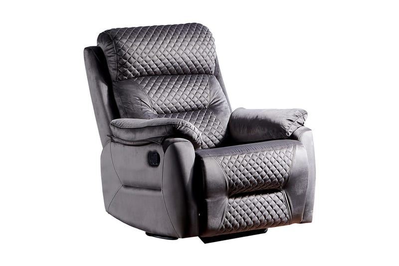 Reclinerfåtölj - Mörkgrå - Möbler - Vardagsrum - Fåtöljer - Biofåtöljer & reclinerfåtöljer