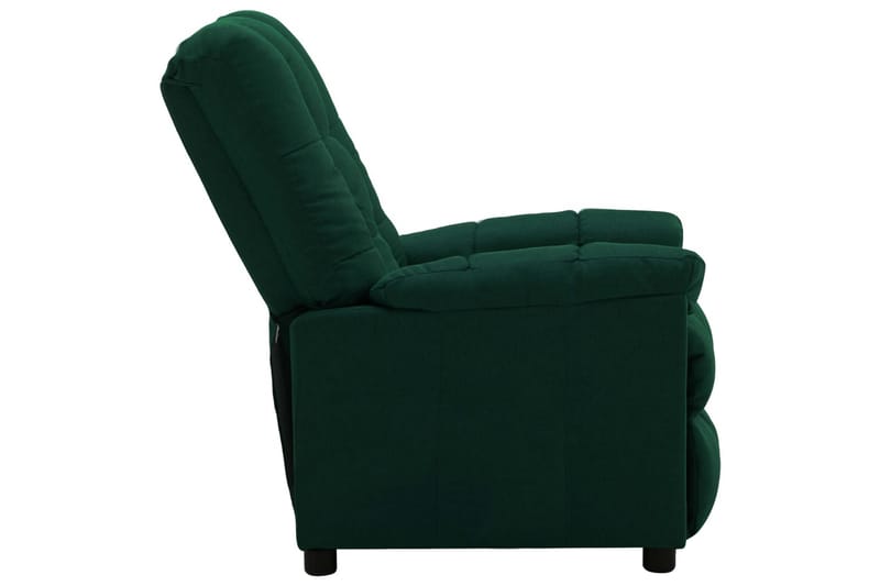 Reclinerfåtölj mörkgrön tyg - Grön - Möbler - Vardagsrum - Fåtöljer - Biofåtöljer & reclinerfåtöljer