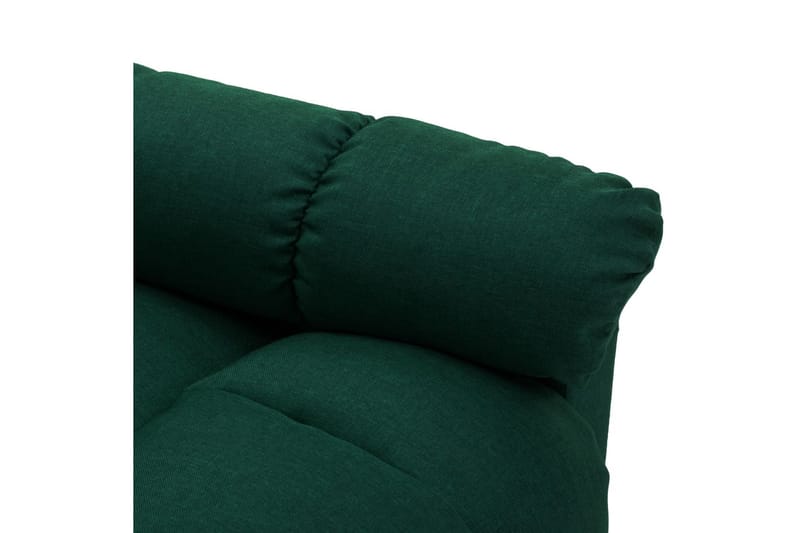 Reclinerfåtölj mörkgrön tyg - Grön - Möbler - Vardagsrum - Fåtöljer - Biofåtöljer & reclinerfåtöljer