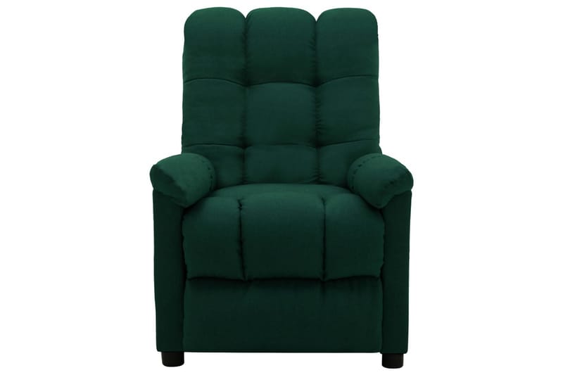 Reclinerfåtölj mörkgrön tyg - Grön - Möbler - Vardagsrum - Fåtöljer - Biofåtöljer & reclinerfåtöljer