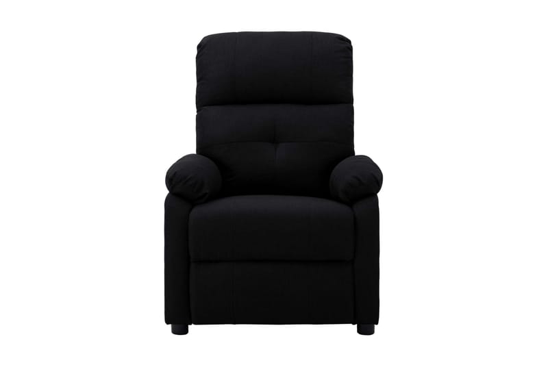 Reclinerfåtölj svart tyg - Svart - Möbler - Vardagsrum - Fåtöljer - Biofåtöljer & reclinerfåtöljer