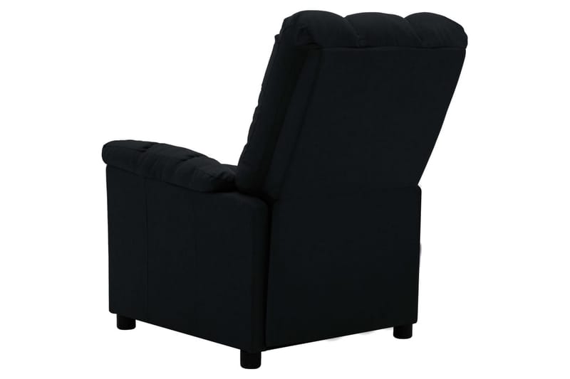 Reclinerfåtölj svart tyg - Svart - Möbler - Vardagsrum - Fåtöljer - Biofåtöljer & reclinerfåtöljer
