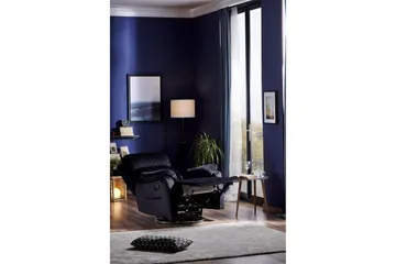 Reclinerfåtölj - Svart - Möbler - Vardagsrum - Fåtöljer - Biofåtöljer & reclinerfåtöljer