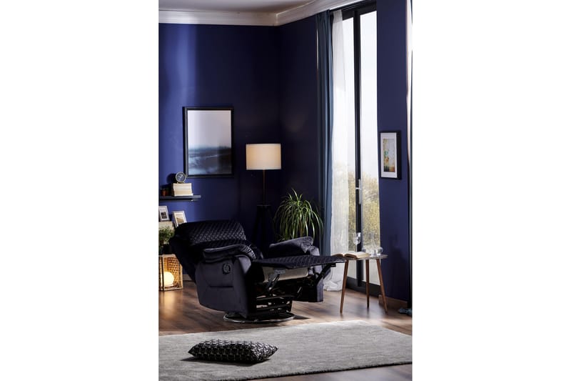 Reclinerfåtölj - Svart - Möbler - Vardagsrum - Fåtöljer - Biofåtöljer & reclinerfåtöljer