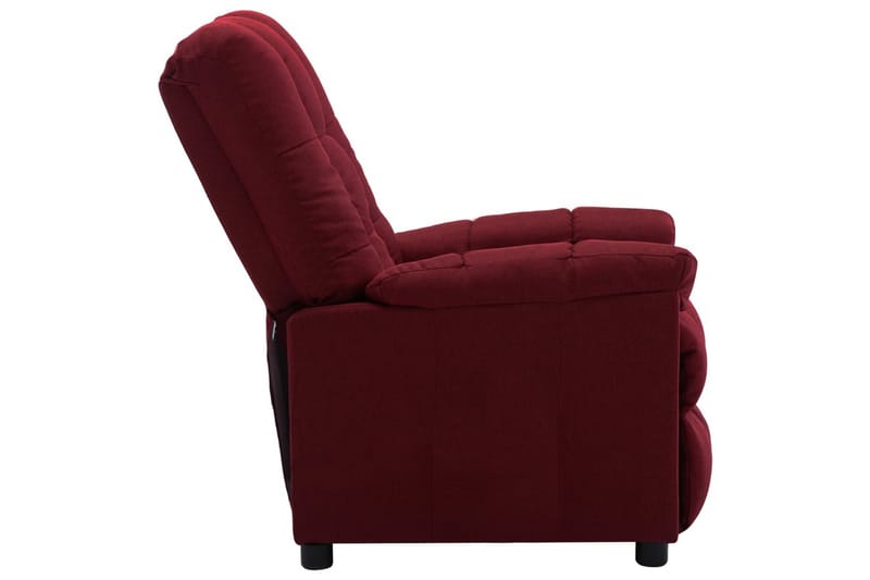 Reclinerfåtölj vinröd tyg - Röd - Möbler - Vardagsrum - Fåtöljer - Biofåtöljer & reclinerfåtöljer