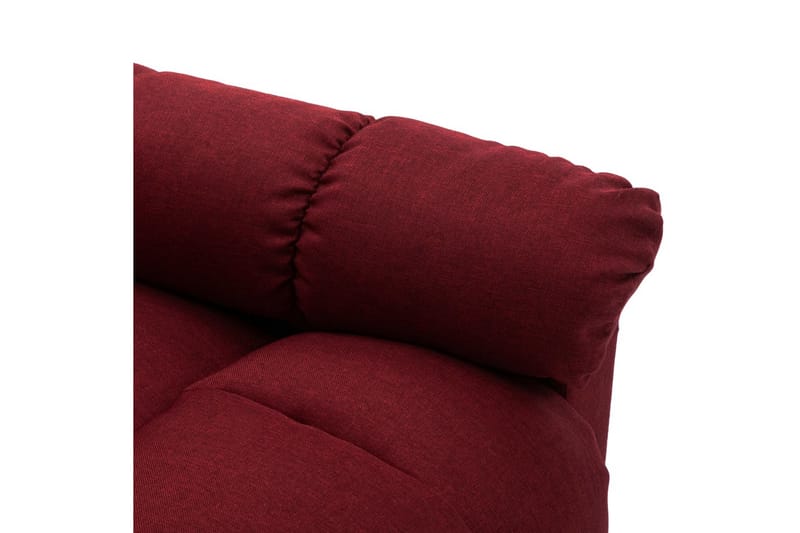 Reclinerfåtölj vinröd tyg - Röd - Möbler - Vardagsrum - Fåtöljer - Biofåtöljer & reclinerfåtöljer