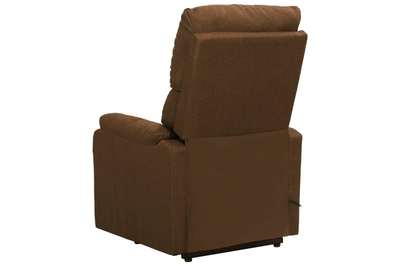 Reclinerfåtöljer med uppresningshjälp brun tyg - Brun - Möbler - Vardagsrum - Fåtöljer - Biofåtöljer & reclinerfåtöljer