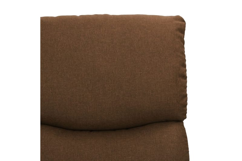 Reclinerfåtöljer med uppresningshjälp brun tyg - Brun - Möbler - Vardagsrum - Fåtöljer - Biofåtöljer & reclinerfåtöljer