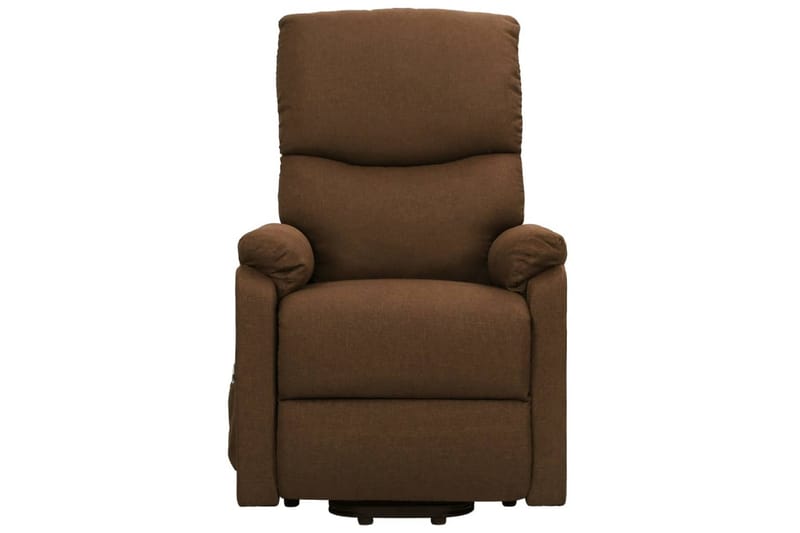 Reclinerfåtöljer med uppresningshjälp brun tyg - Brun - Möbler - Vardagsrum - Fåtöljer - Biofåtöljer & reclinerfåtöljer