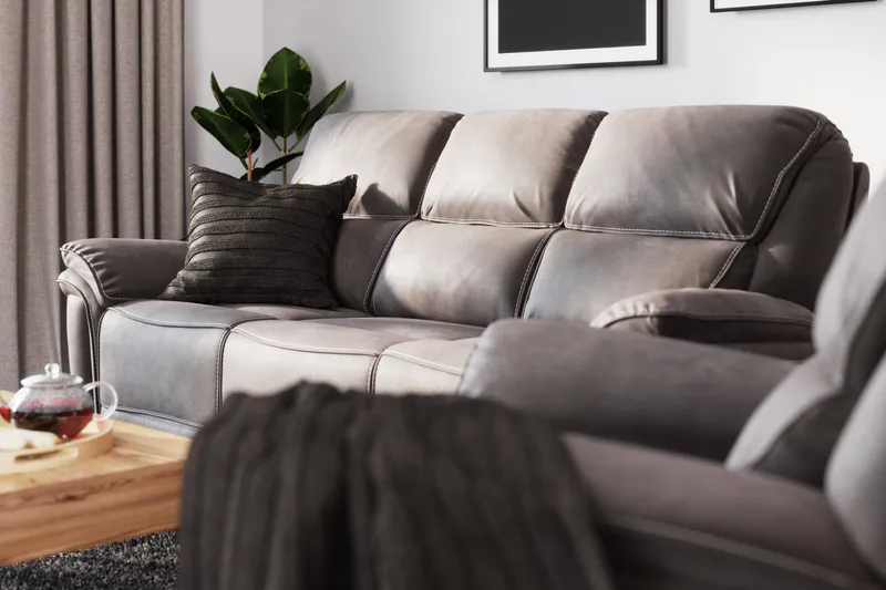 Saranda Fåtölj - Grå - Möbler - Vardagsrum - Fåtöljer - Biofåtöljer & reclinerfåtöljer