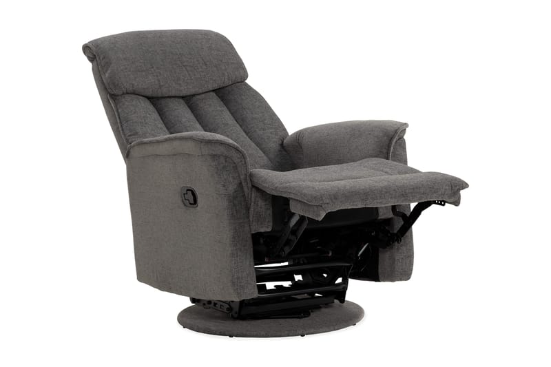 Umeå Fåtölj Snurr & Gung - Tyg Grå - Möbler - Vardagsrum - Fåtöljer - Biofåtöljer & reclinerfåtöljer