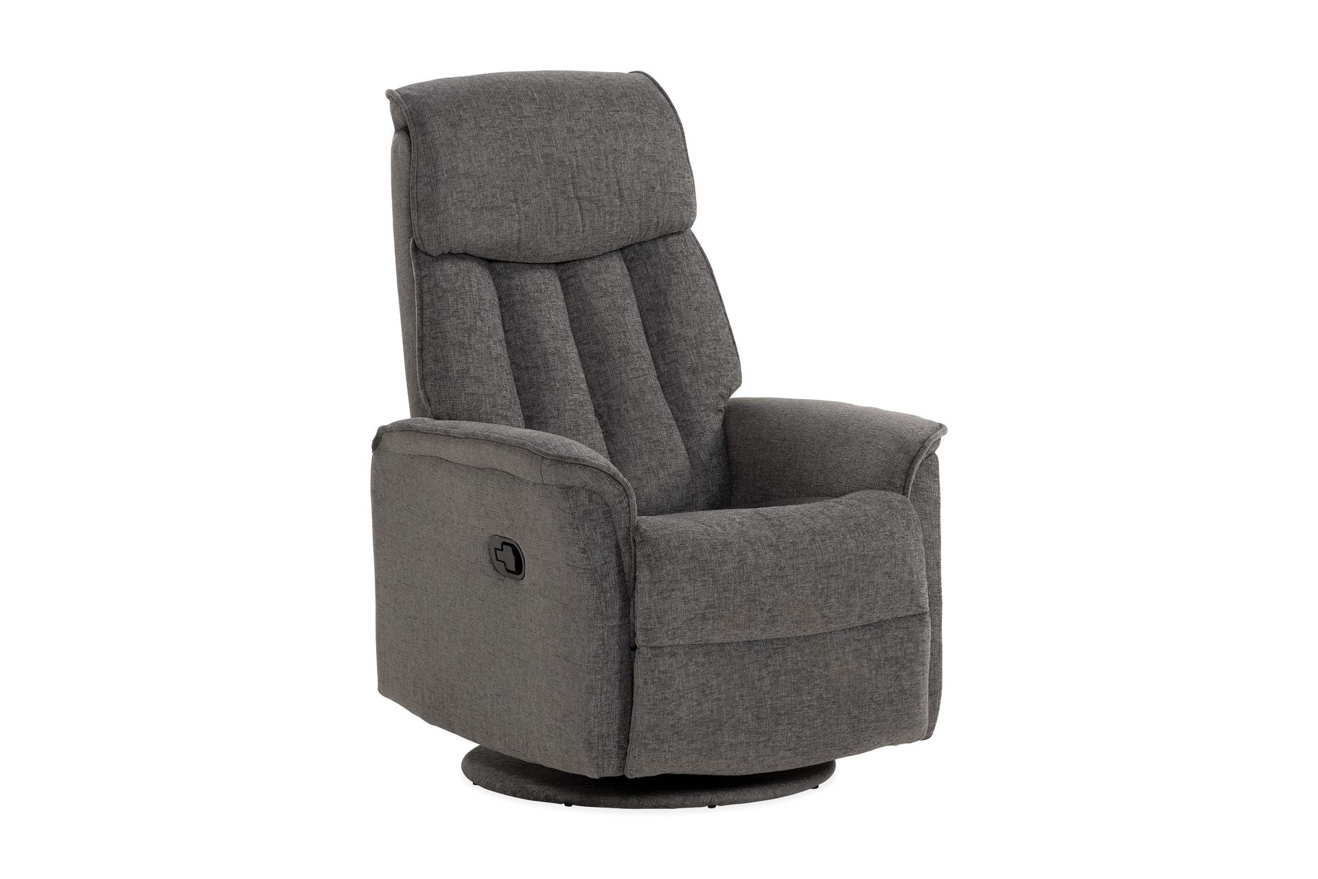 umeå fåtölj snurr & gung - tyg grå