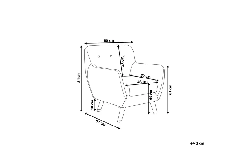 Bodo Fåtölj - Trä/Natur - Möbler - Vardagsrum - Fåtöljer